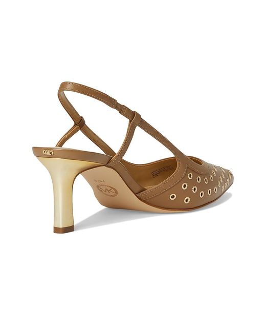 Michael Kors Multicolor Alora Mid Sling High Heels, Synthetic