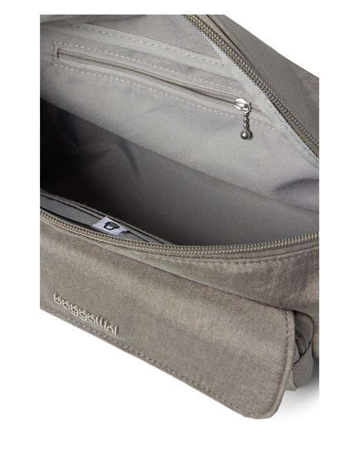 Baggallini Modern Everywhere Waist Pack Sling in Gray Lyst