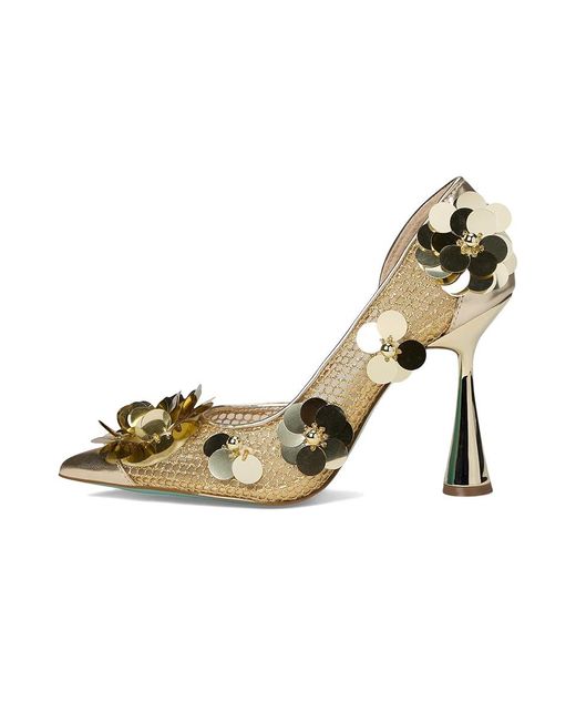 Betsey Johnson Metallic Nash High Heels, Rubber/Synthetic