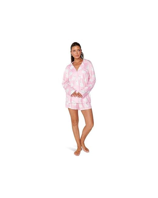 Show Me Your Mumu Pink Favorite Pj Set Pajama Sets, Spandex/Polyester
