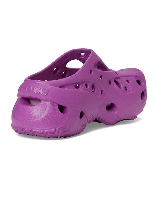 CROCSTM Purple Caged Clogs Clog Shoes, Eva
