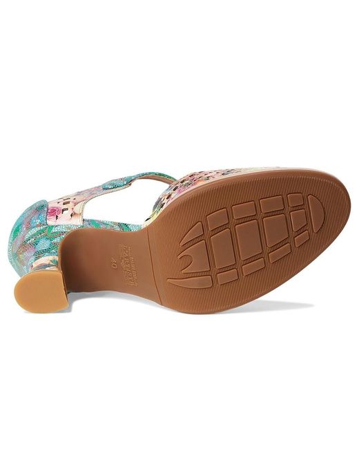 Spring Step Multicolor Luxe High Heels, Leather/Rubber