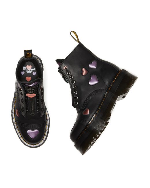 Dr. Martens Black Sinclair Heart