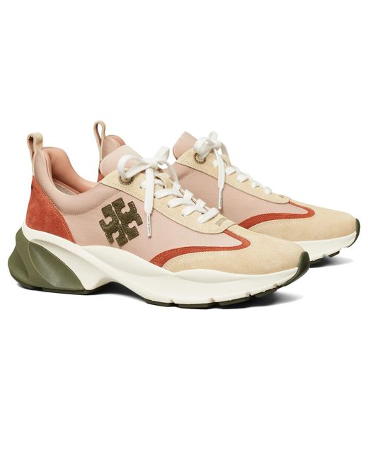 Tory Burch Leather Good Luck Trainer | Lyst