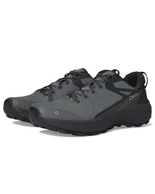 Oboz Black Katabatic Lt Low Climbing Shoes 8 D for men