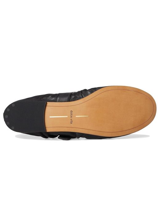 Dolce Vita Black Caely Shoes, Leather/Suede