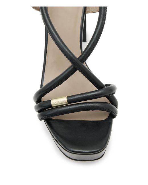 AllSaints Black Bella Platform Sandal