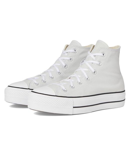 Converse White Chuck Taylor All Star High-Top Platform Sneaker Shoes Barely/ 5.5 B