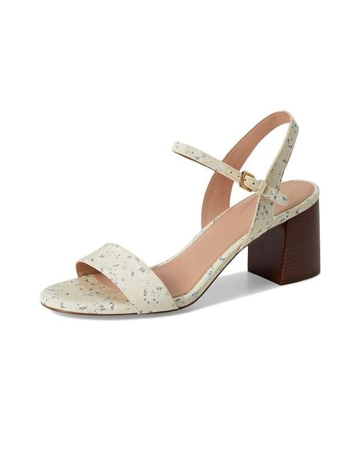 Cole Haan Metallic Josie Block Heel Sandal (65 Mm) Shoes 6 B