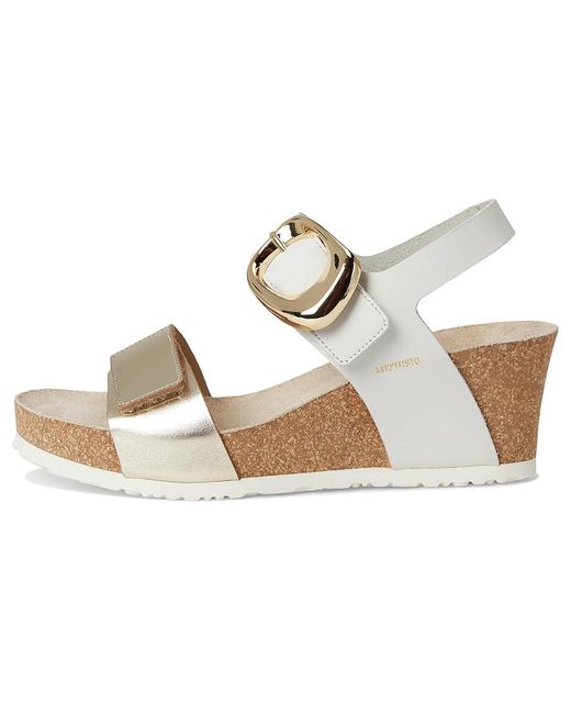 Mephisto Metallic Leandre Sandals Eu 38 (Us 8) B
