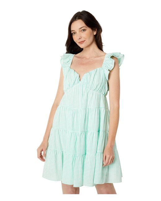 ENGLISH FACTORY Floral Smocked Tiered Midi Dress - We Select Dresses