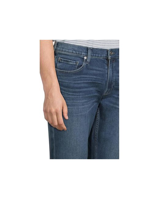 PAIGE Black Federal Transcend Vintage Slim Straight Fit Jeans Jeans, Cotton/Denim/Polyester for men
