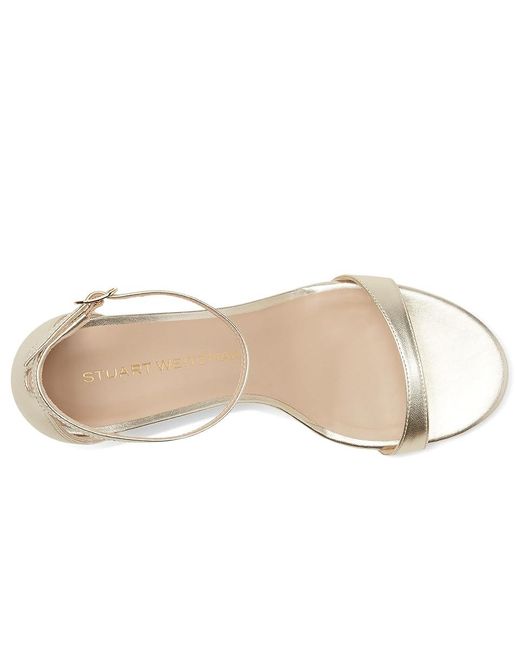 Stuart Weitzman Nudist Block 35 Heel in Black