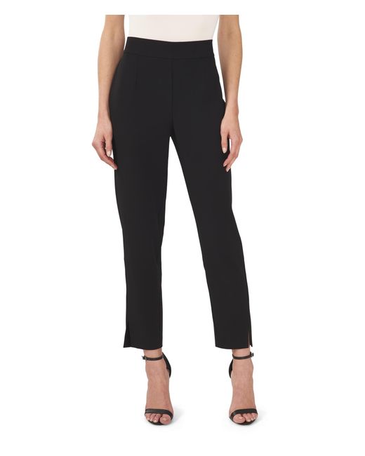 black pants with front slits