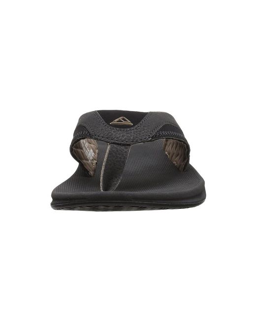 Reef Black Fanning Sandals/ 5 D for men