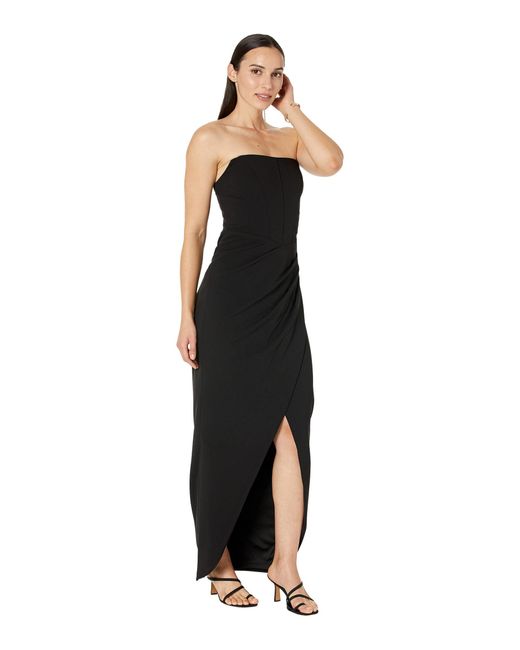 calvin klein strapless gown
