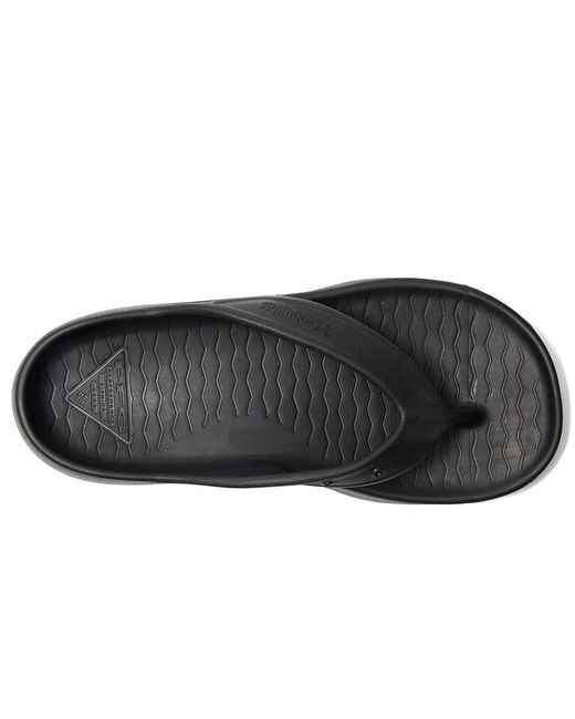 Columbia Black Boatsidetm Flip Pfg Shoes/ 10 B