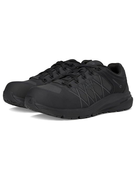 Keen Black Vista Energy Xt Work Sneaker Internal Met Guard (Carbon Toe) Industrial Shoes/Magnet 7.5 D for men