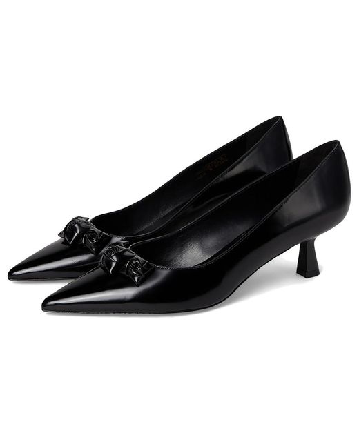 Stuart Weitzman Black Stuart Rosie 50 High Heels, Leather