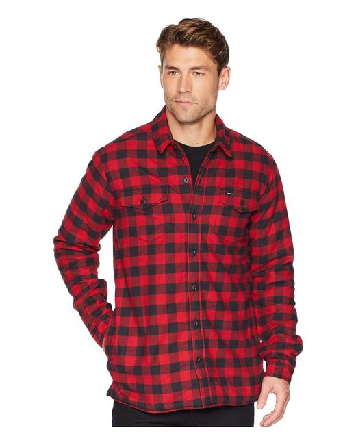 Dickies Red 67 Collection - Flannel Shirt Jacket With Sherpa Lining for men