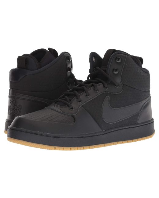 Obstinado morir Combatiente Nike Ebernon Mid Winter in Black for Men | Lyst