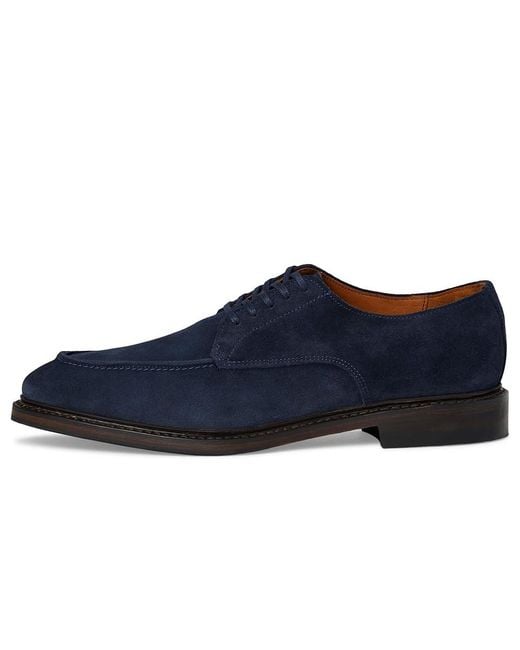 Allen Edmonds Blue Rivington Derby Shoes Shoes 13 D (M) Leather/Suede for men