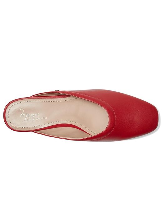Naturalizer Red 27 Edit Carla Mule Slippers 11 W (C) Leather/Suede