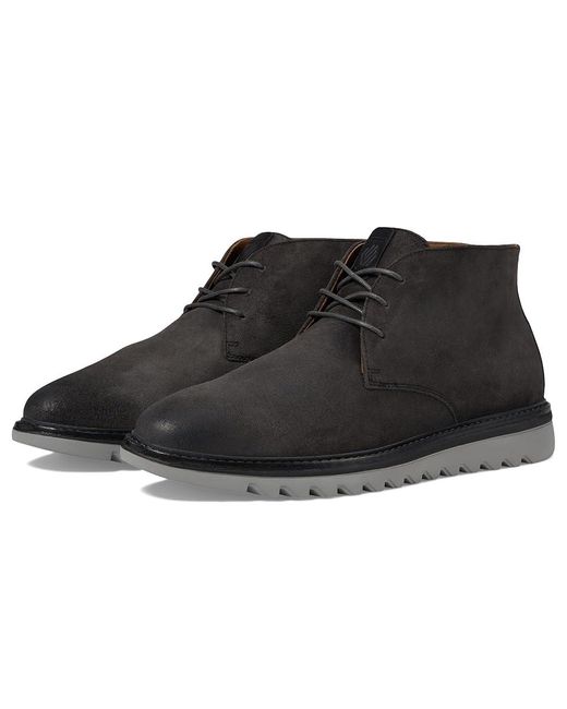 Johnston & Murphy Black Braydon Chukka Boots 11.5 M (D) Leather for men