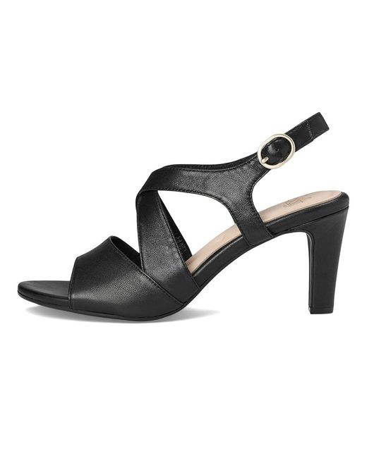 Söfft Black Jolene Sandals 7.5 M (B) Leather/Suede