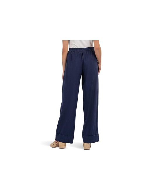 Kut From The Kloth Blue Meg High Rise Wide Leg Jeans Xs, Denim/Linen/Rayon
