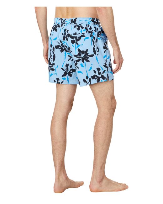 Ted Baker Blue Arand Printed Floral Swimshort for men