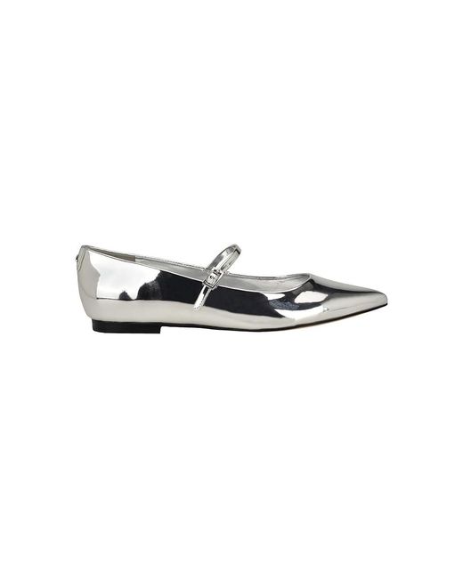 Calvin Klein Black Kamryn ( Patent) Flat Shoes