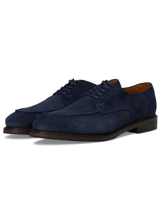 Allen Edmonds Blue Rivington Derby Shoes Shoes 13 D (M) Leather/Suede for men