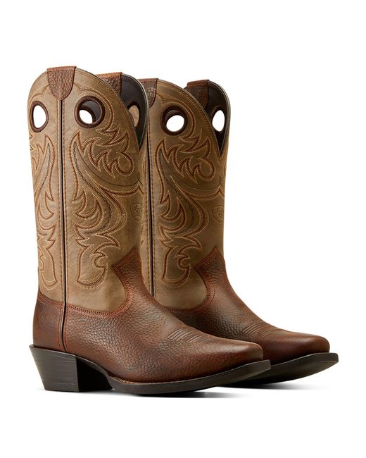 Ariat Brown Sport Square Toe Western Boots for men