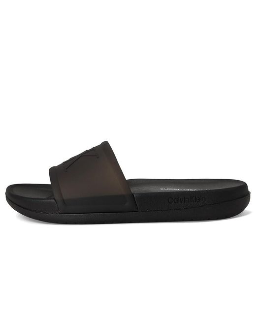 Calvin Klein Black Barli Sandals, Synthetic
