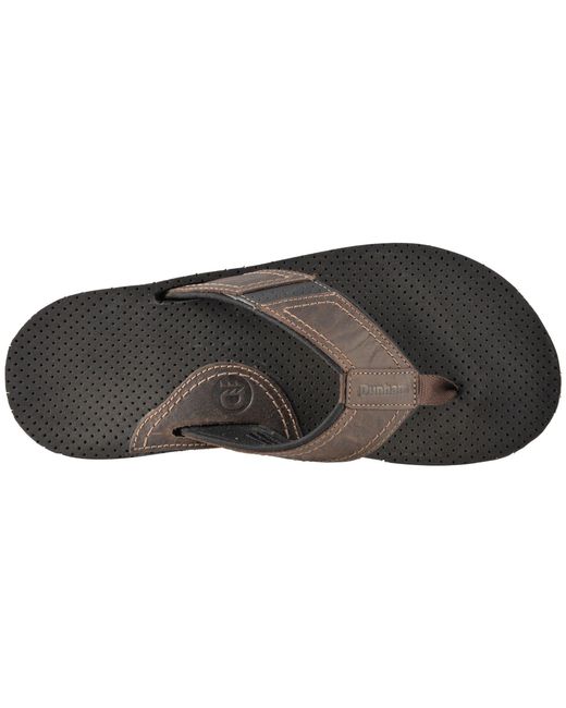 Dunham Carter Flip flop in Brown for Men Lyst