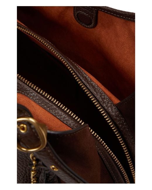 Mcgraw mixed suede shoulder cheap bag