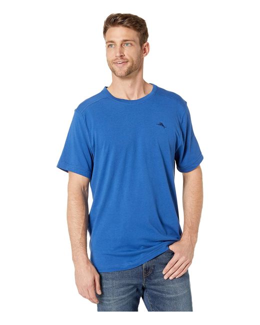 Tommy Bahama Blue Crew Neck Lounge T-shirt for men