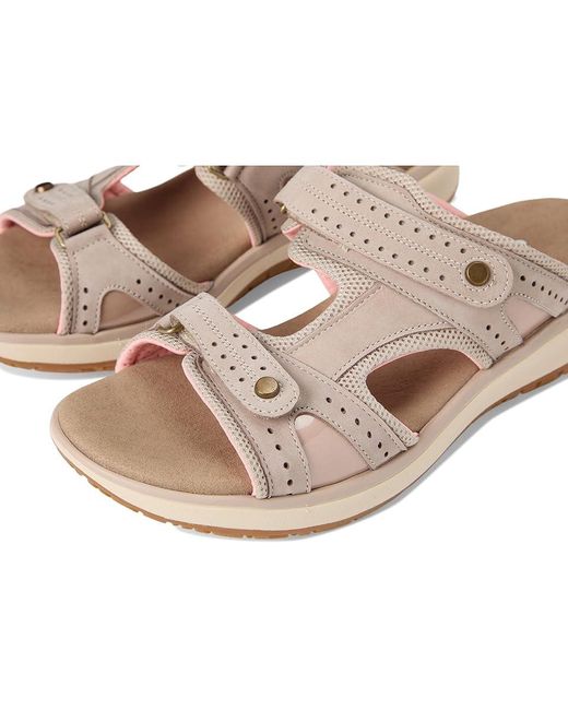 SAS Black Embark Adjustable Comfort Sport Slide Sandals Taupe/ 8 M