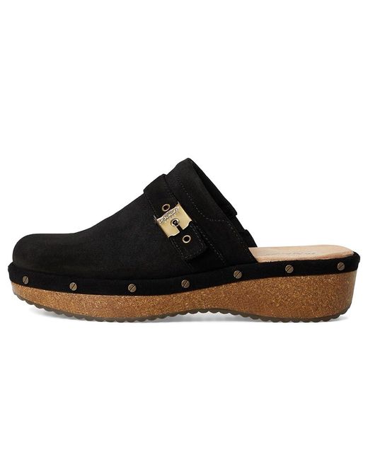 Dr. Scholls Black Original Flex Clog Mule/Clog Shoes Shoes, Leather/Suede