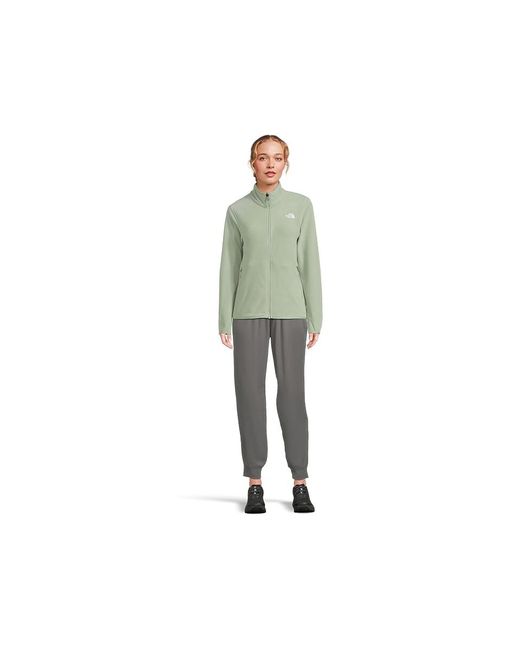 The North Face Green Glacier Fleece Jacket Coat, Polyester