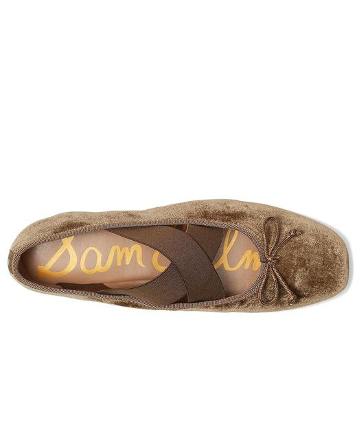 Sam Edelman Brown Arya Flat Shoes, Polyester