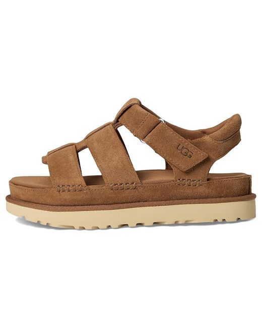 Ugg Brown Godenstar Strap Shoes 8 B