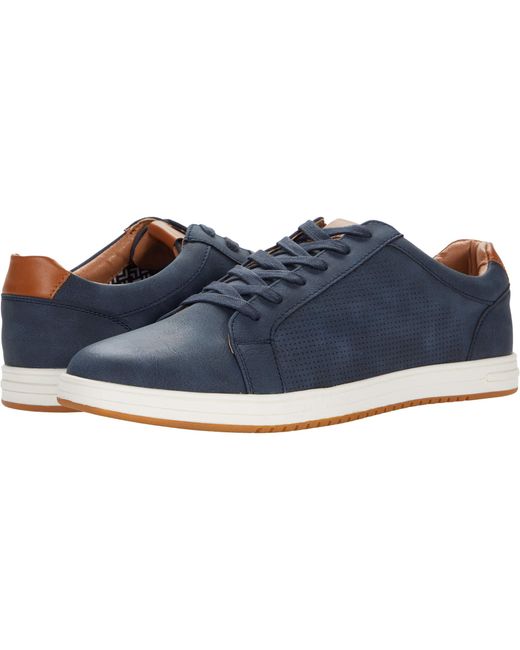 Steve Madden Leather Blitto Shoes in Blue for Men - Lyst