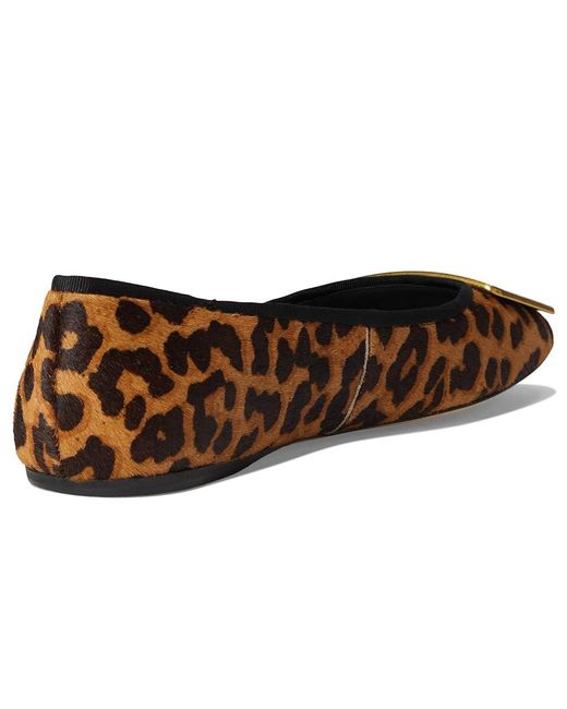 Franco Sarto Black Flexa Amaya Ballet Flat Shoes, Leather/Rubber