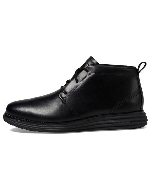 Cole Haan Black Originalgrand Remastered Waterproof Chukka Boots (/) Boots for men