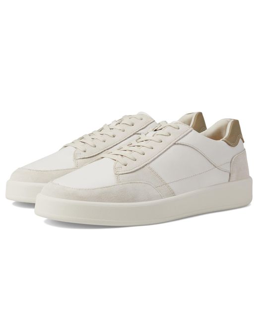 Vagabond Shoemakers Teo Suede And Leather Sneaker in White for Men | Lyst