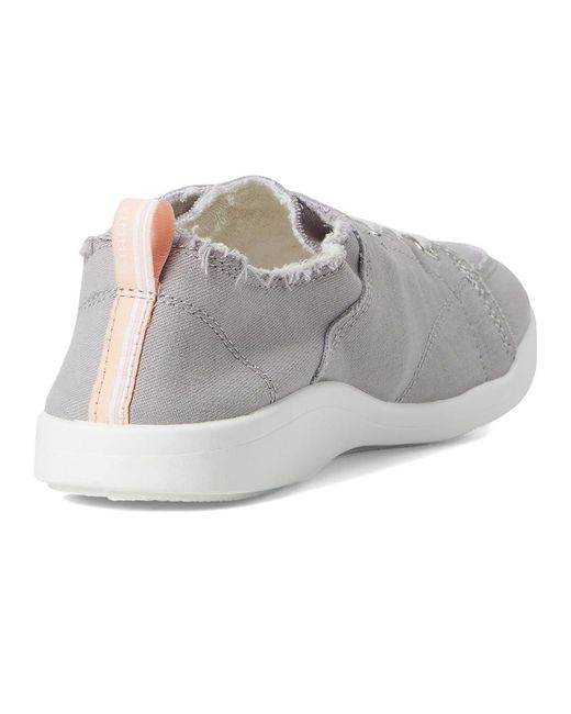 Vionic White Beach Pismo Shoes, Textile/Canvas