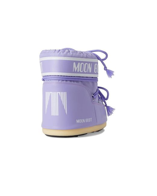 Moon Boot Purple Icon Low Nylon Boots Eu 42-44 (Us 9-10.5