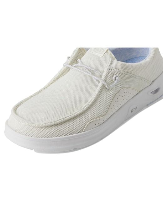 HeyDude White Wendy Hey2O Mesh Flat Shoes